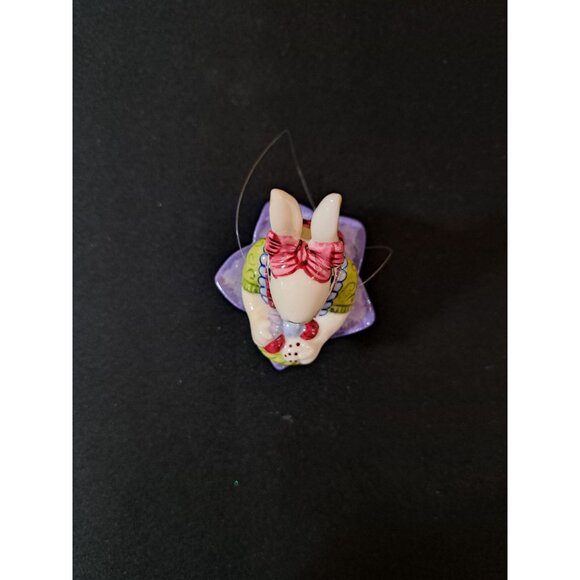 Villeroy & Boch Spring Bunny Ornament Hand-PaintedEaster NEW - Picture 6 of 8